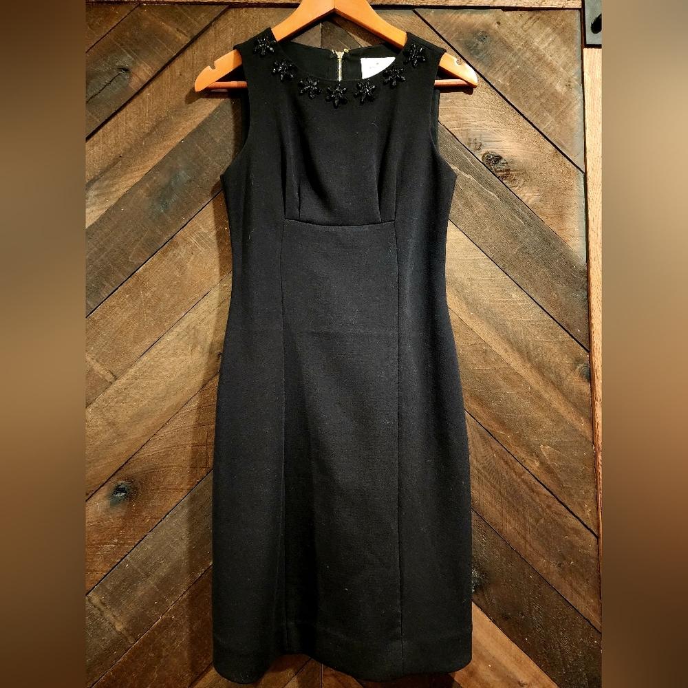 Kate Spade Black Beaded Neckline Dress - Sz 2